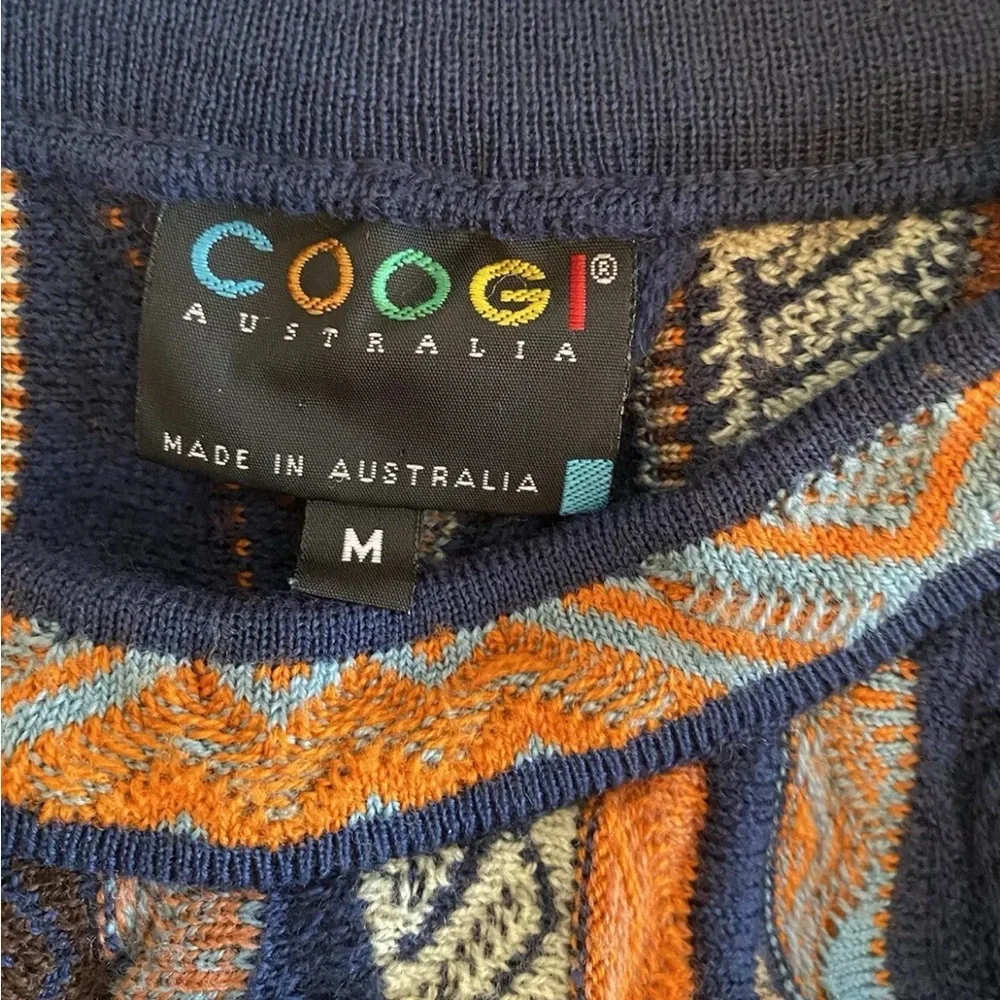 Vintage 90’s COOGI Australia 3D Knit Sweater Sz M. (New Without T…